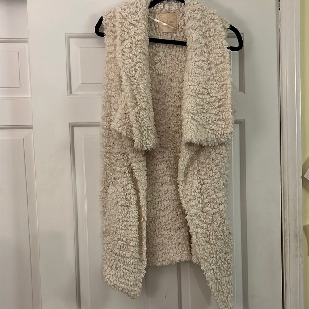 Altar'd State Cream Chunky Knit Cardigan